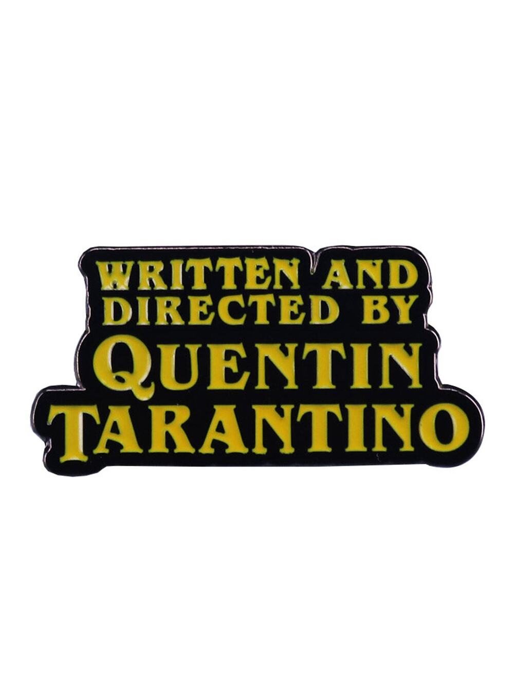 Written and Directed By Quentin Tarantino Pulp Fiction Enamel Pins 423-1
